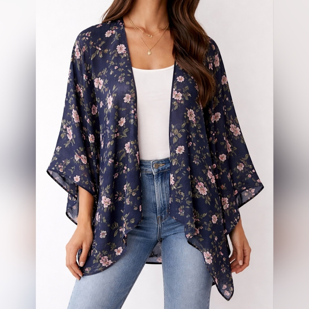 Market & Spruce Floral Kimono